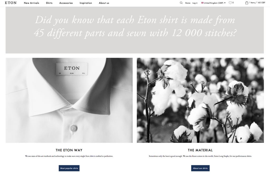 About Eton Page