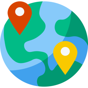 Emplacements des planètes