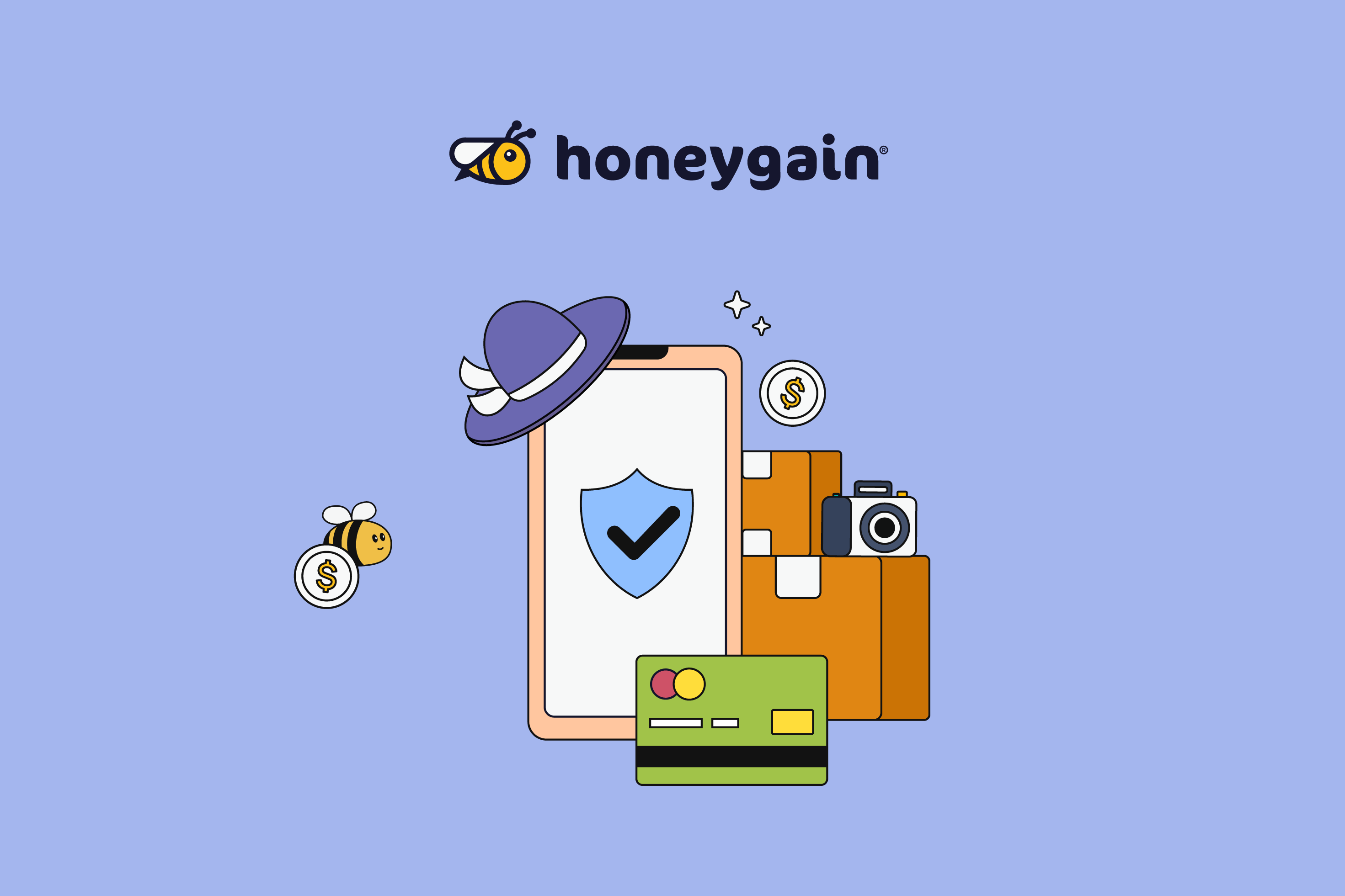 phone, camera and credit card