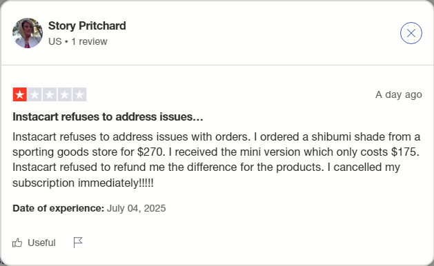 Revue de trustpilot
