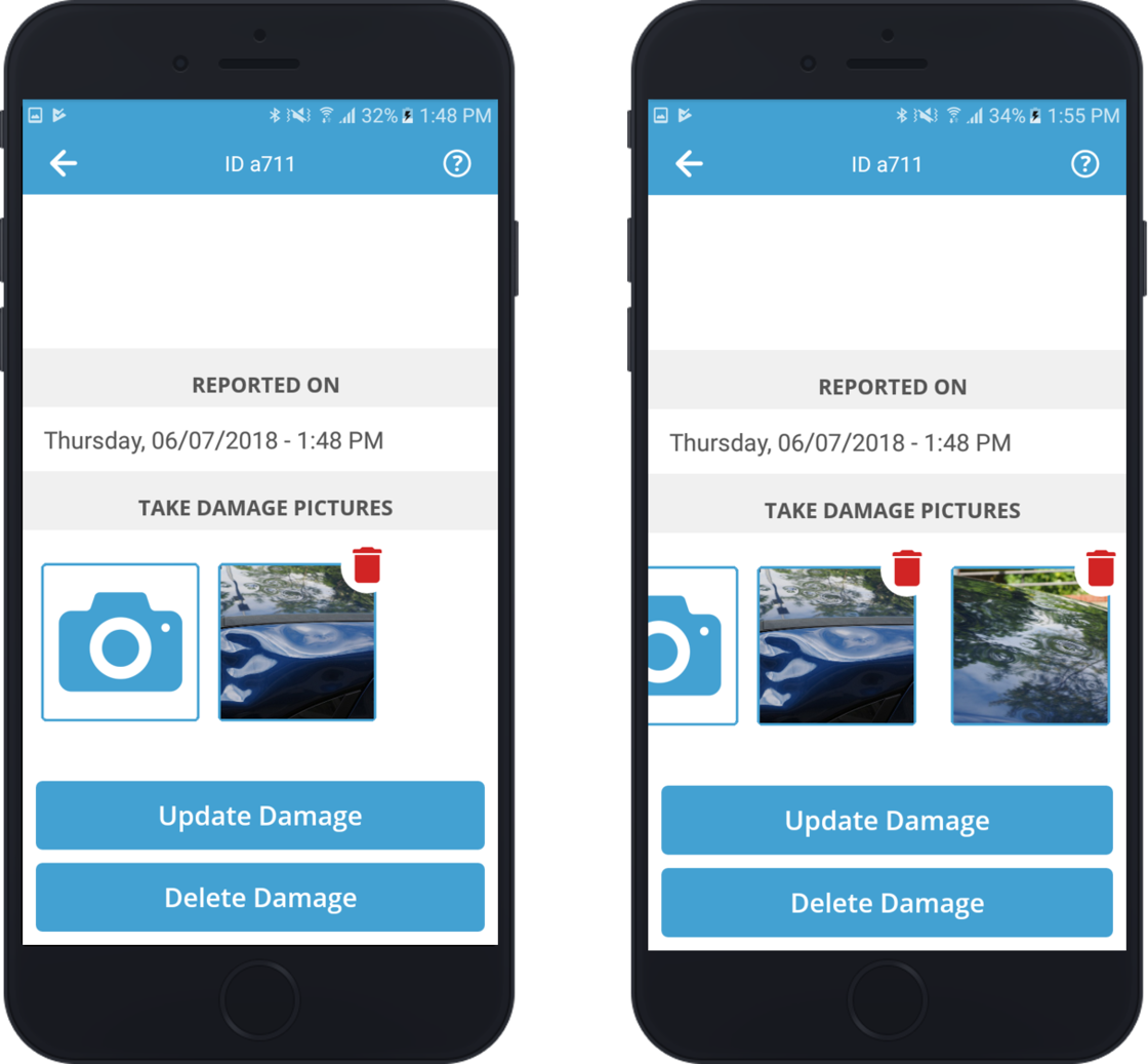 Mobile - Schaden Bearbeiten