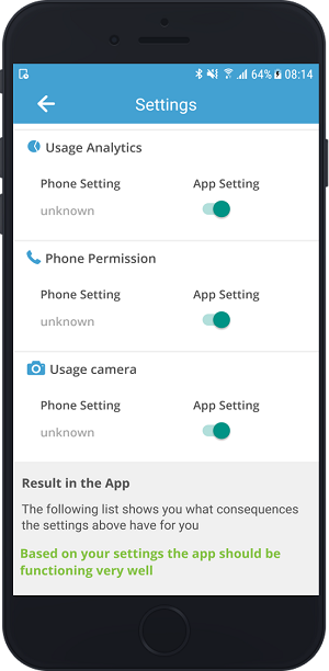 MOBILE - Phone and camera setting