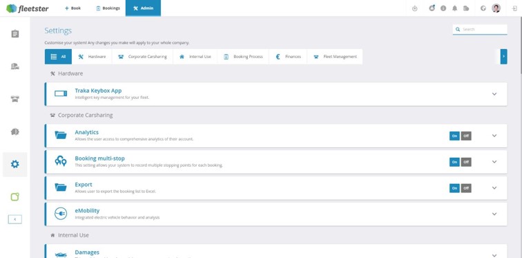 Einstellungen - Design Update
