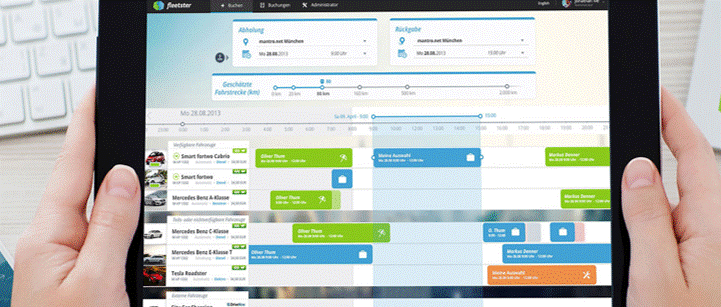 fleet manager, corporate carsharing software, fleetster 