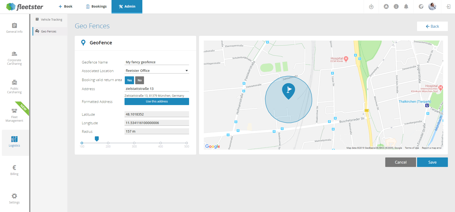 DRIVER LOG: GEO-FENCES FOR AUTOMATIC ENTRIES