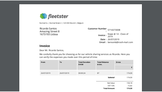 Billing: New Invoice Template