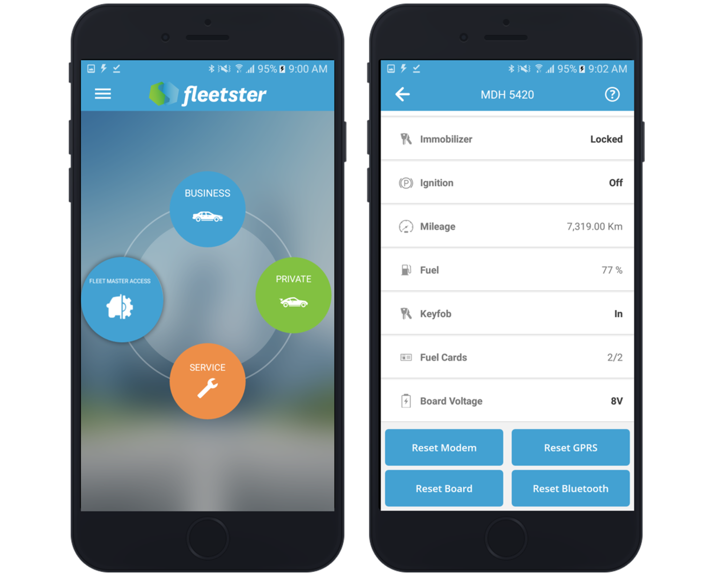 Mobile - Fleet Master Zugang