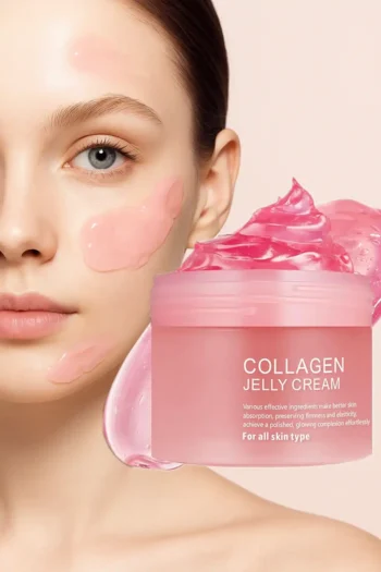 Yaşlanma Karşıtı Collagen Jel Yüz Kremi – Nemlendirici Ve Onarıcı Gece Kremi