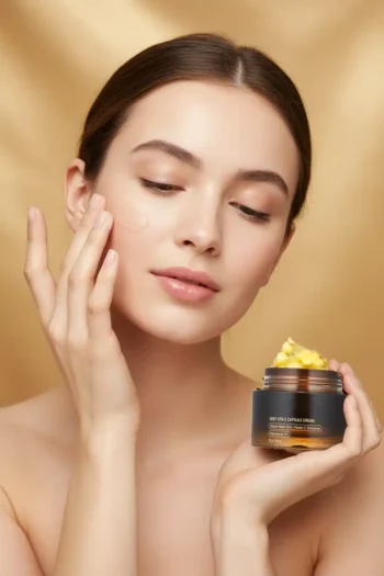 Vitamin C Kapsüllü Krem – Cilt Aydınlatıcı, Yoğun Nemlendirici ve Leke Karşıtı Krem