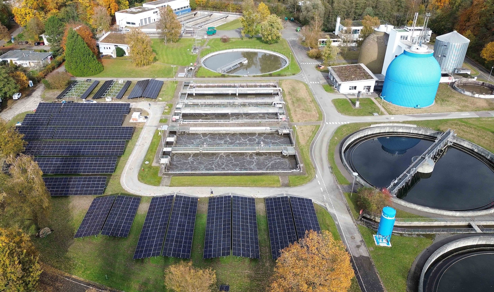 Tenfold in 15 minutes: flexible aeration and a new energy supply at Friedrichshafen's waste water treatment plant