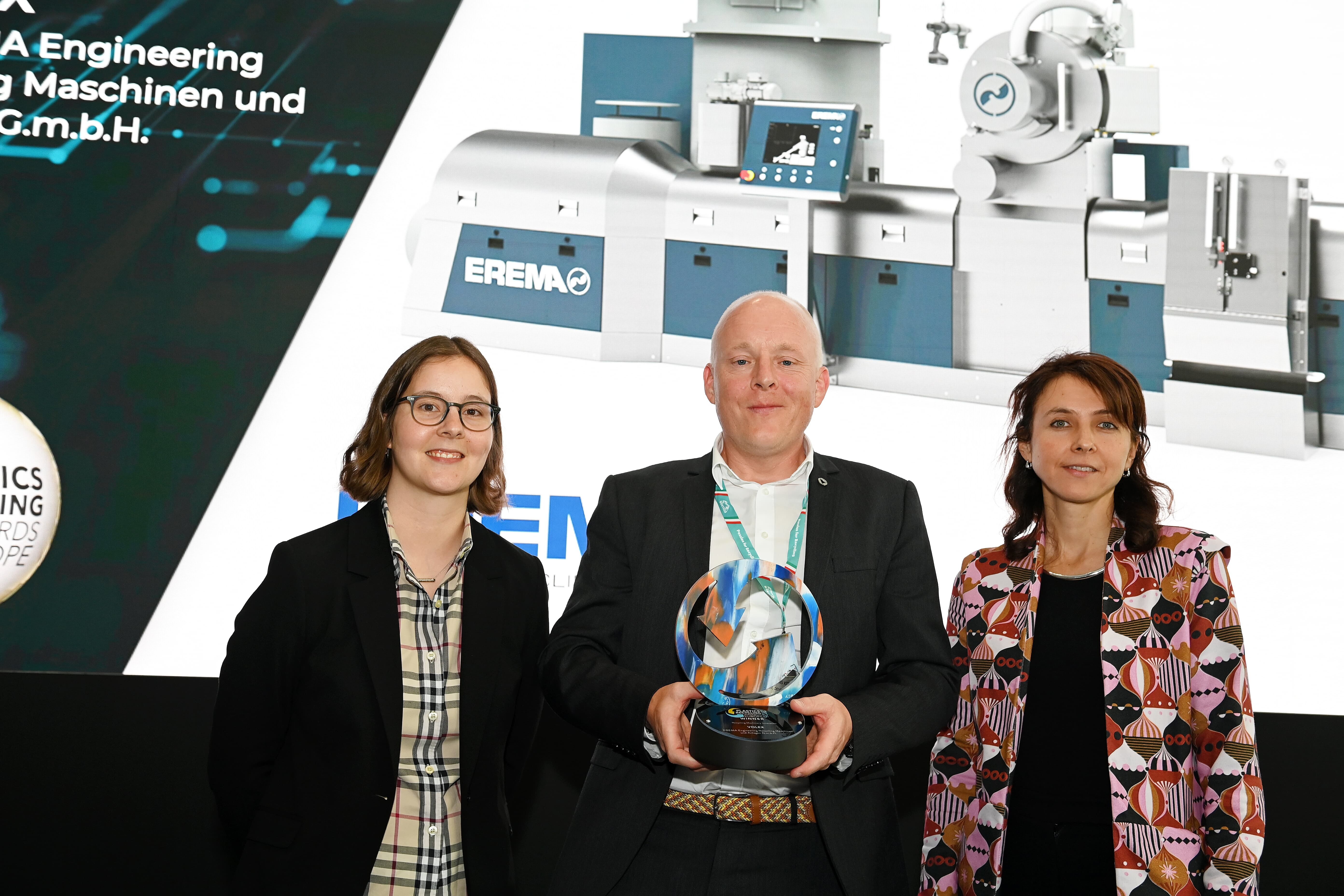 EREMA's plastic recycling breakthrough takes top honour at PRSE 2026