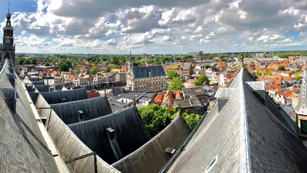 0 Beleef Gouda op grote hoogte panorama