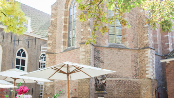 Museumcafé and garden of Museum Gouda