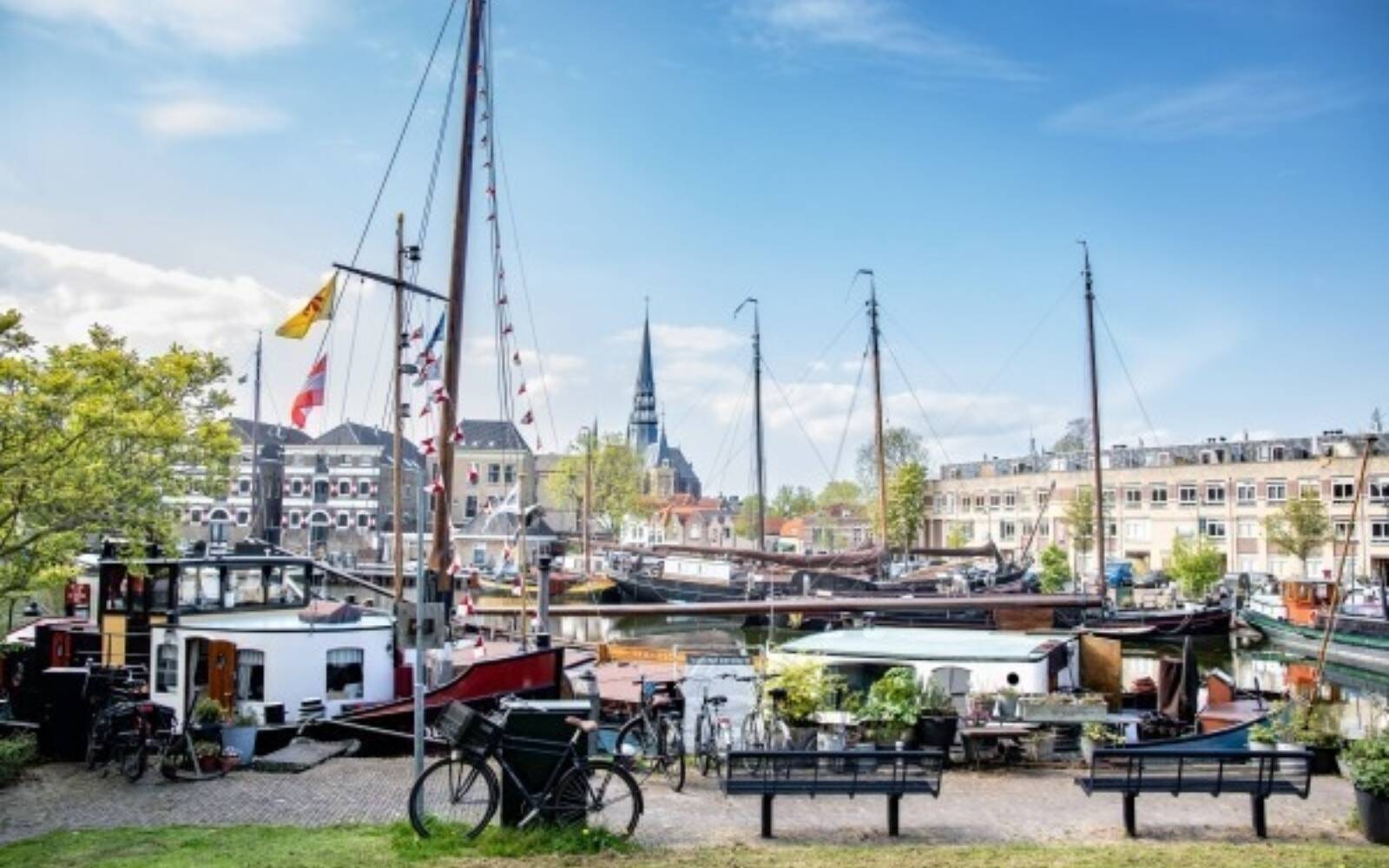 	Historische vloot onderweg naar Gouda