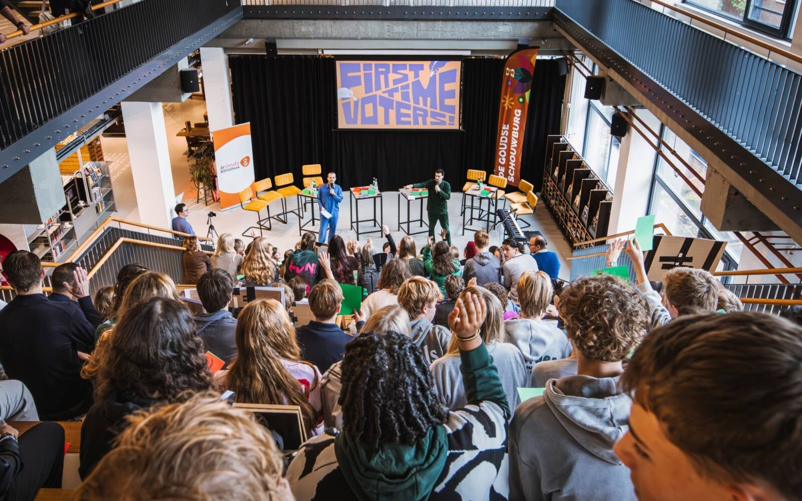 	De Goudse Schouwburg en Bibliotheek Gouda presenteren event voor jongeren rond de Gemeenteraadsverkiezingen