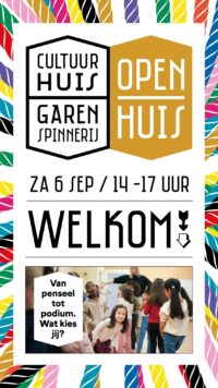 Cultuurhuis Garenspinnerij open huis