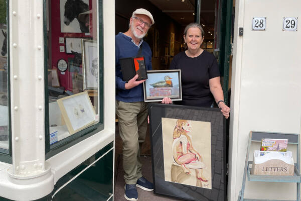 Robin Shillcock en Anita Gaasbeek bij Galeriede Hollandsche Maagd