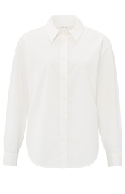 Popelinebluse mit Schleifendetails auf der Rückseite