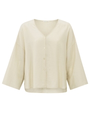 Bluse mit V-Ausschnitt