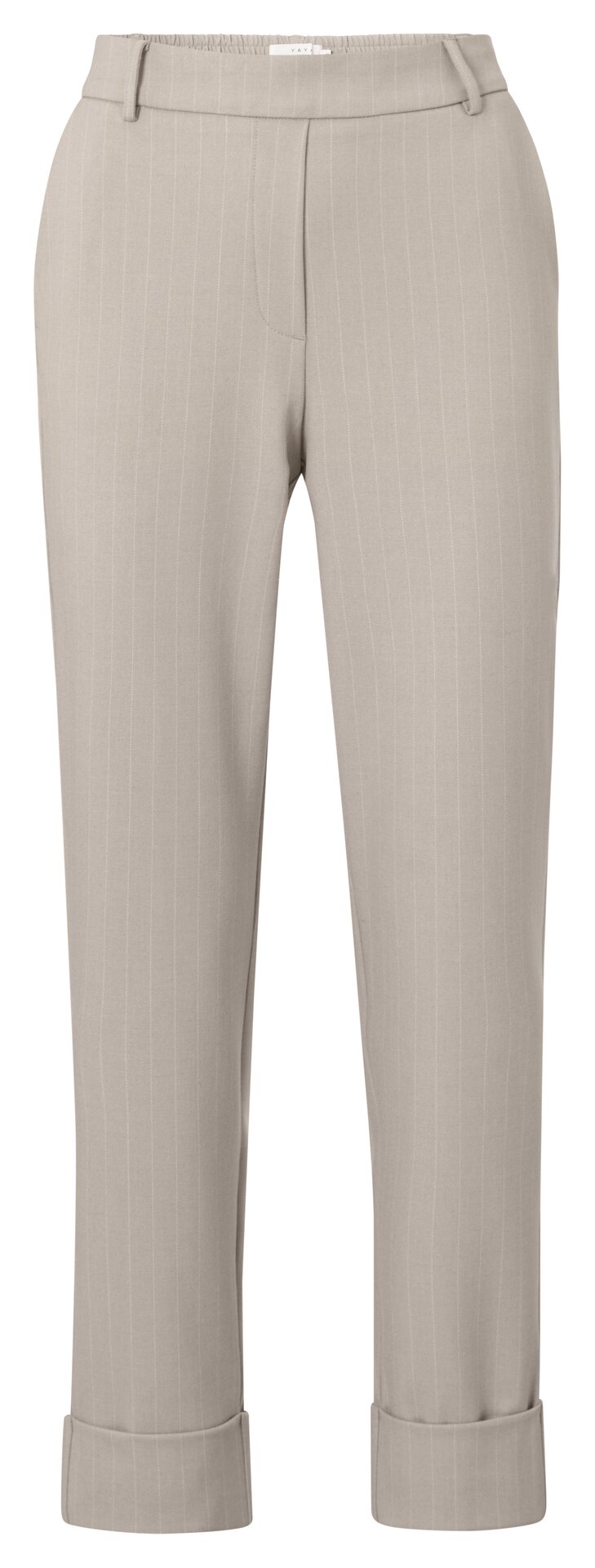 Hose mit Nadelstreifen, elastischem Bund und Taschen