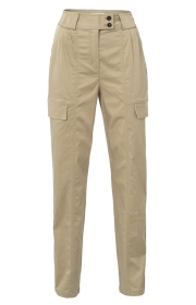 Cargohose mit hohem Bund