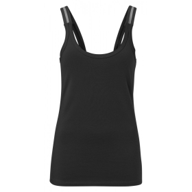 Cotton singlet with straps