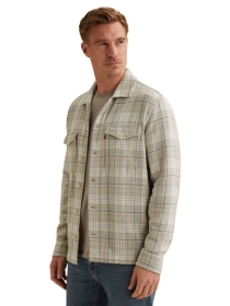 LONG SLEEVE SHIRT Check Coarse Lin