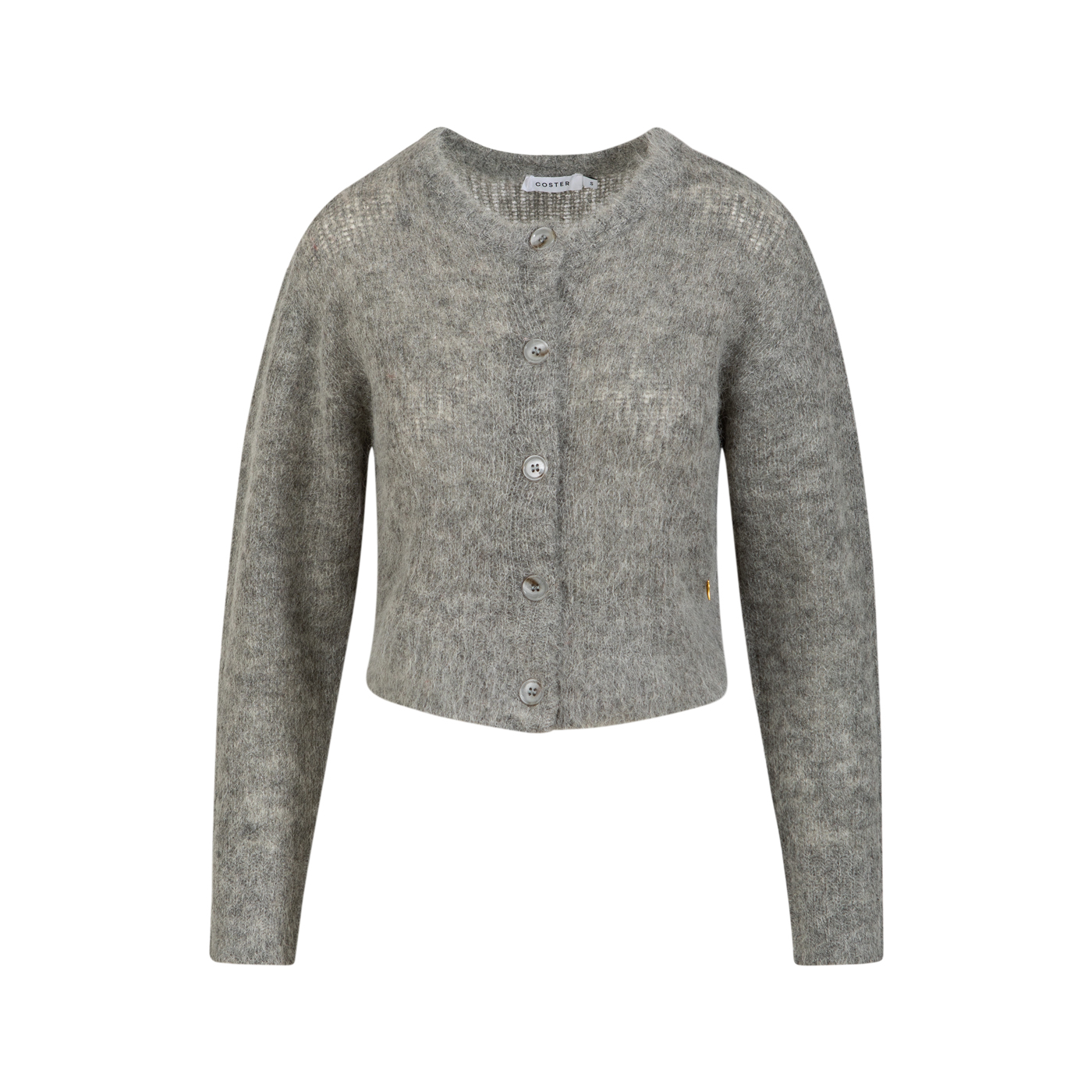 Kurze Strickjacke aus Alpaka