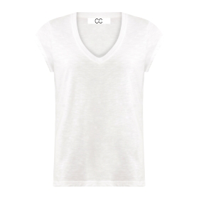 CC Heart V-Ausschnitt T-Shirt