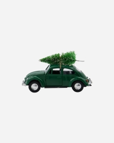 Deko Weihnachtsauto Grün