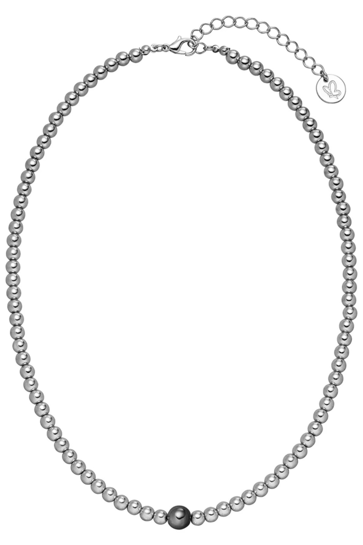 Halskette mit shadow glow perle - 5mm
