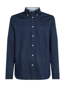 LINEN BLEND SOLID RF SHIRT