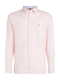 LINEN BLEND SOLID RF SHIRT