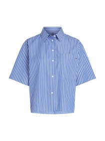 POPLIN BOXY SHORT S/S SHIRT