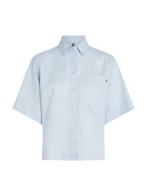 ESS LINEN RELAXED S/S SHIRT