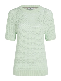 POINTELLE CROCHET SS C-NK SWT