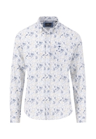 Hemd aus Baumwolle mit floralem Alloverprint
