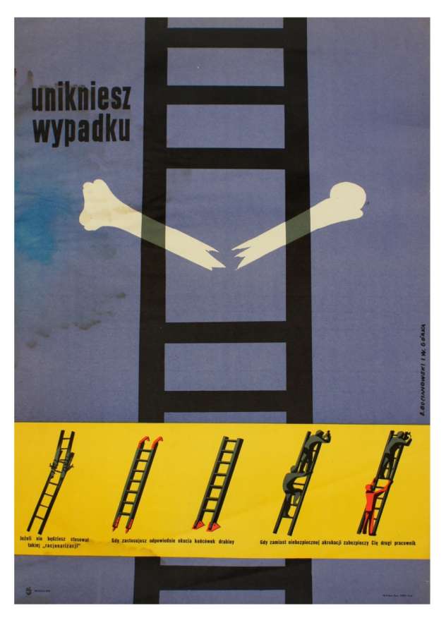 Unikniesz wypadku - plakat BHP