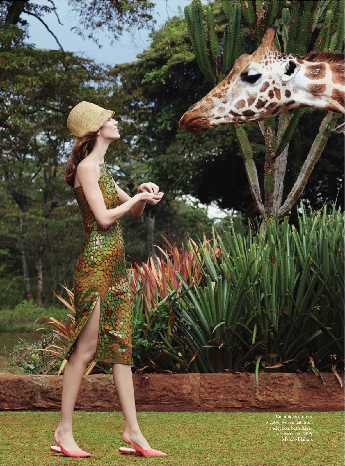 Prints Charming - Liz Collins fotografuje Alanę Zimmer dla Harper's Bazaar UK