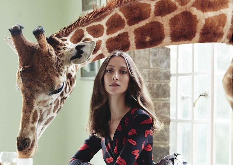 Prints Charming - Liz Collins fotografuje Alanę Zimmer dla Harper's Bazaar UK