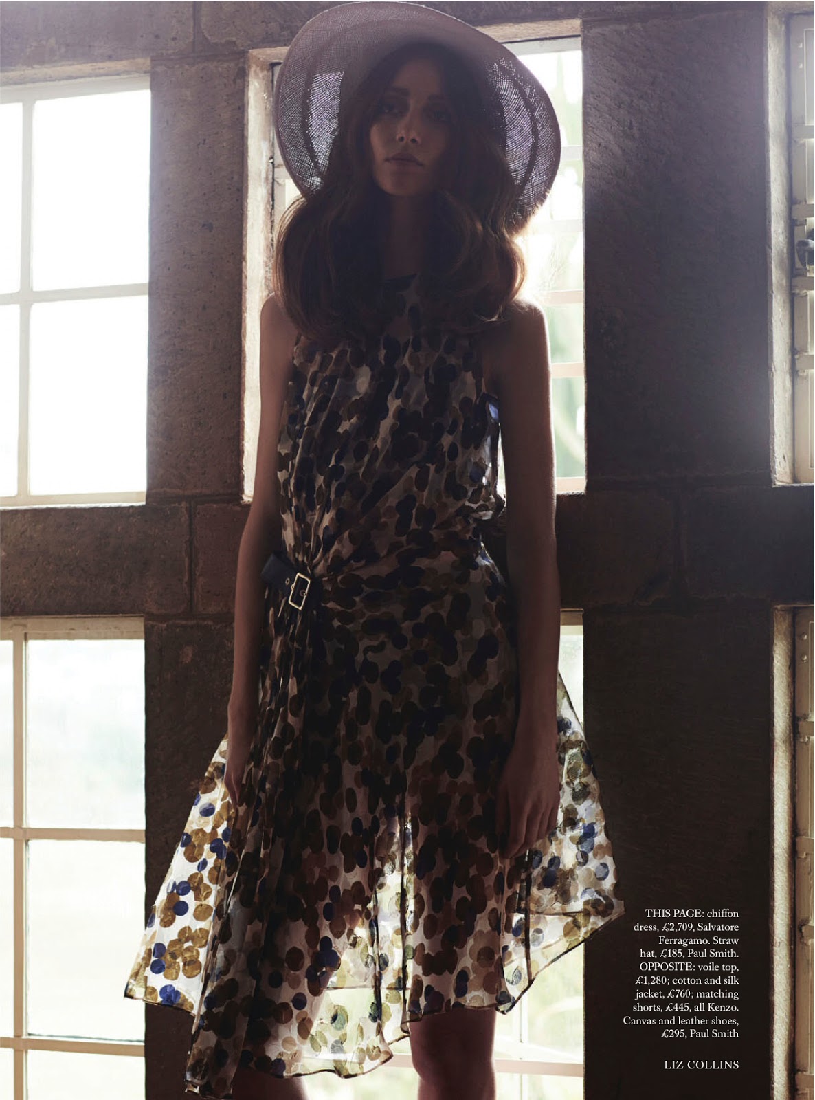 Prints Charming - Liz Collins fotografuje Alanę Zimmer dla Harper's Bazaar UK