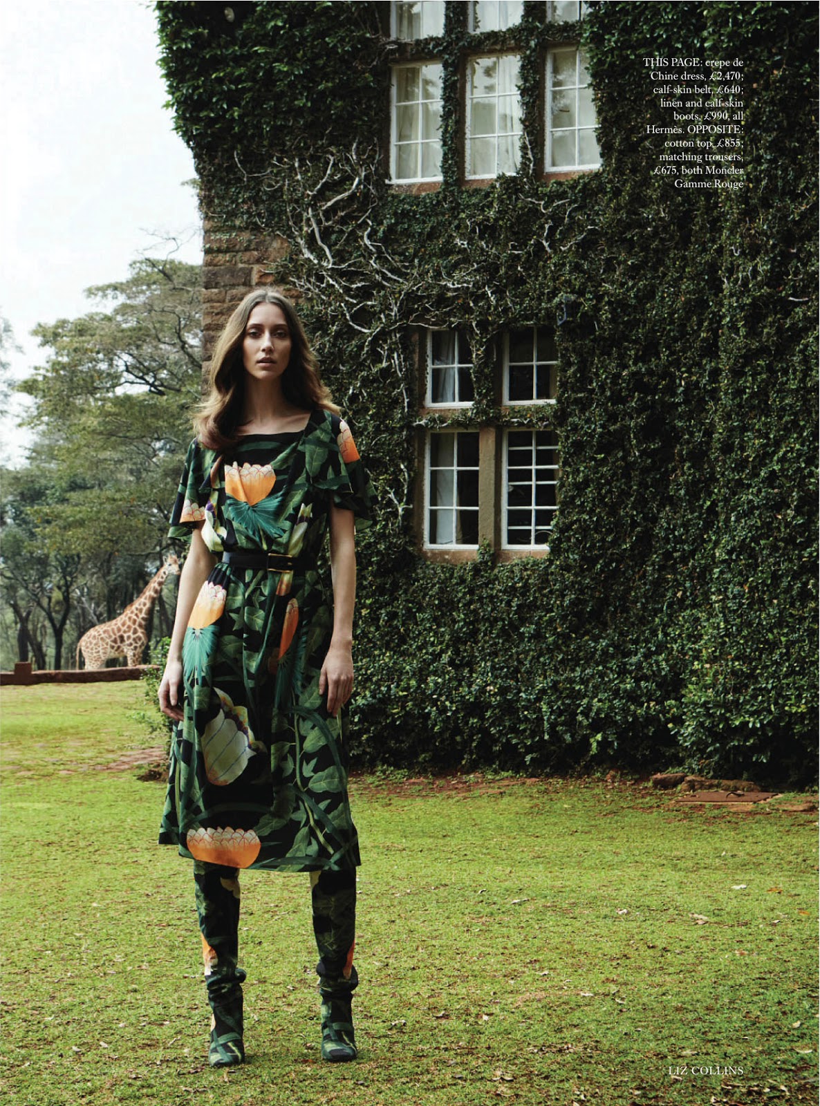 Prints Charming - Liz Collins fotografuje Alanę Zimmer dla Harper's Bazaar UK