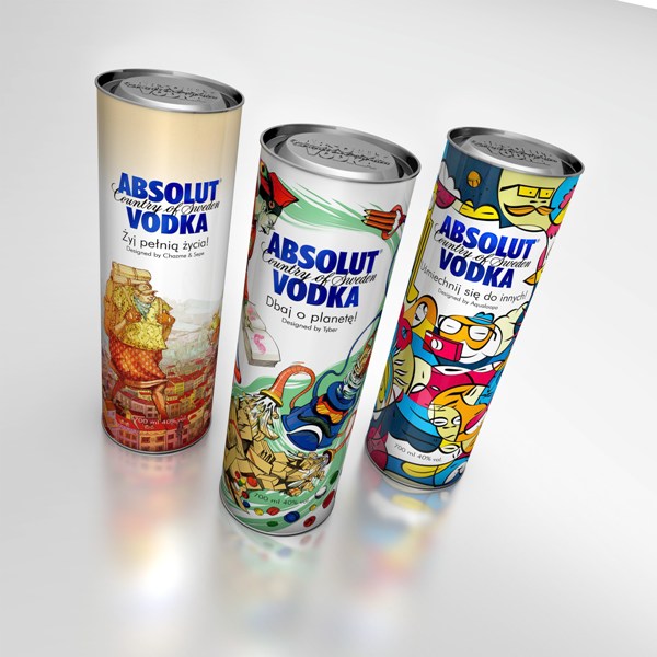Limitowane opakowania ABSOLUT TUBES zwyciężyły w VIII edycji konkursu ART OF PACKAGING w kategorii dedykowanej napojom – Opakowanie Pragnienie.