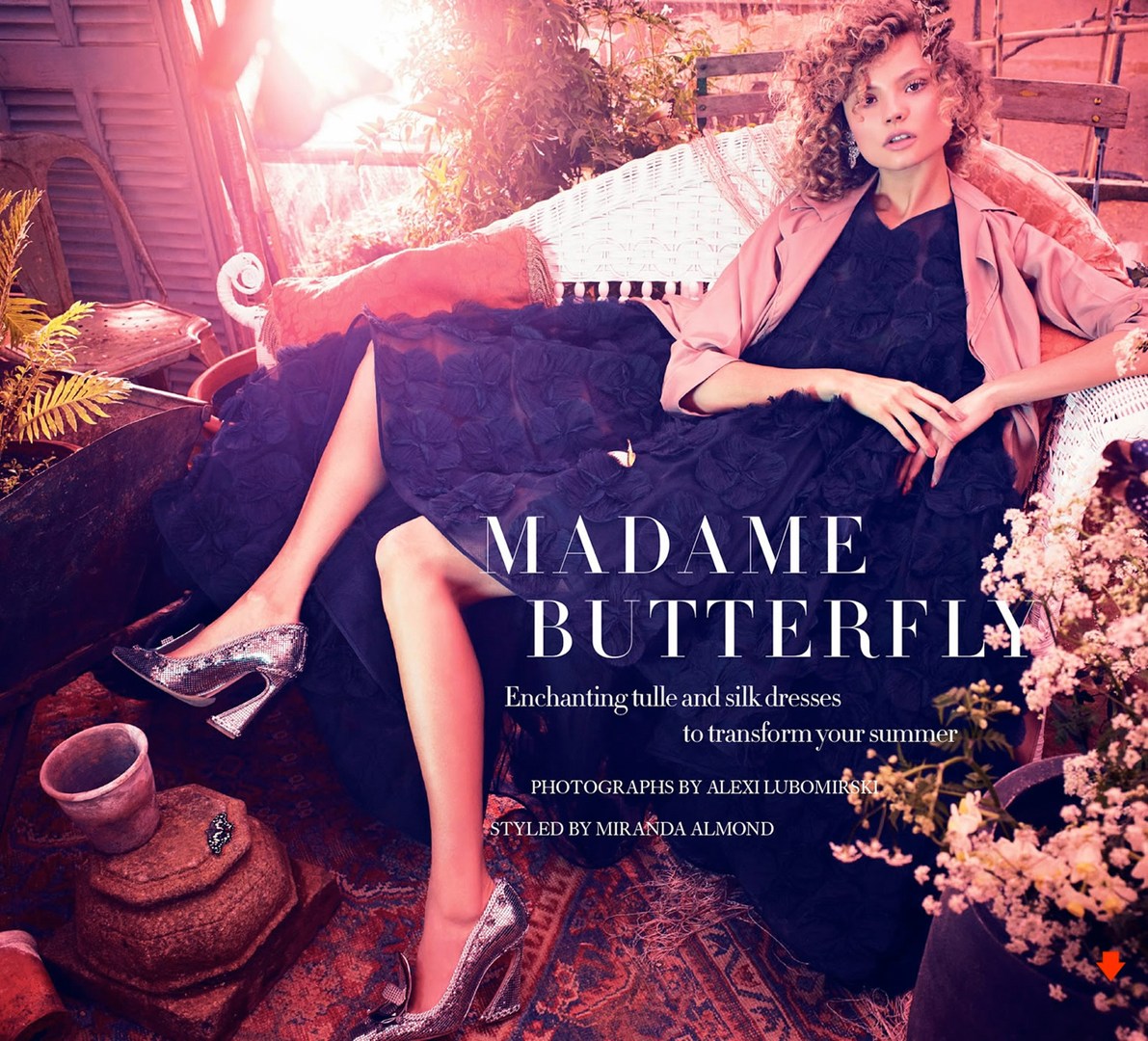 Magdalena Frąckowiak dla Harper's Bazaar UK, zdjęcia Alexi Lubomirski