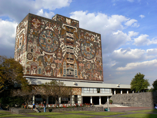 Universidad Nacional Autónoma de México / Meksyk - Biblioteka Centralna (1953)