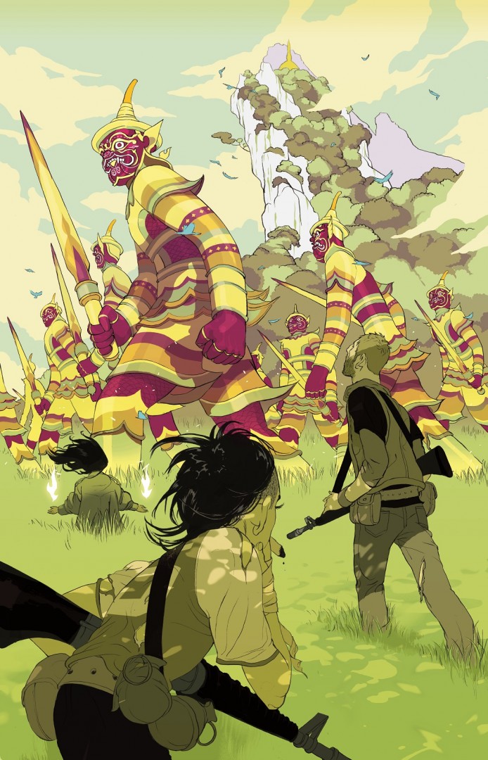 ‘Ghost Warriors’ Tomer Hanuka Wymiary 45 x 60 cm Edycja limitowana 60 sztuk Giclee Printed by Static Medium $60