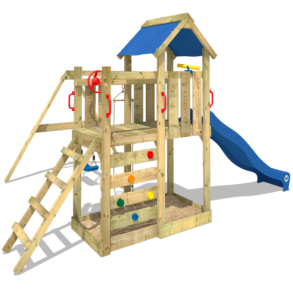 WICKEY MultiFlyer Aire de jeux Portique bois Tour d ~ Aire De Jeux En Bois Mayaca WICKEY MultiFlyer Aire de jeux Portique bois Tour d ~ Aire De Jeux En Bois Mayaca