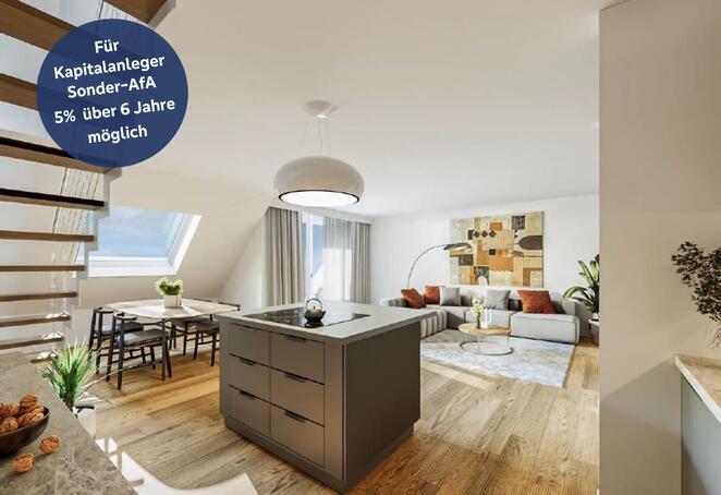 Geplantes Maisonette-Juwel