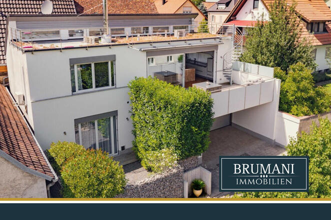 BRUMANI | Einfamilienhaus in Schallstadt mit mglicher ELW, Design-Ausstattung, Kamin und Terrasse
