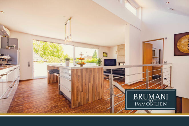 BRUMANI | Einfamilienhaus in Schallstadt mit mglicher ELW, Design-Ausstattung, Kamin und Terrasse
